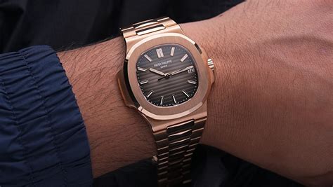 patek philippe nautilus 5711r rose gold bracelet brown dial watch|Patek Philippe Nautilus 5711 .